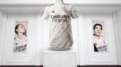 Arsenal’s kit reveal features naked David Seaman and Kieran Tierney with a shopping bag