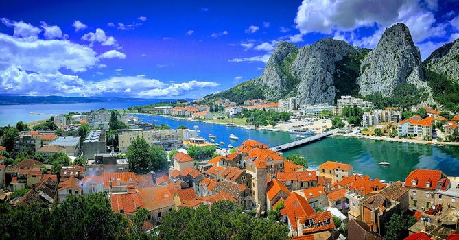 Picturesque landscape in Croatia