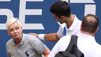 Novak Djoković apologises for hitting ball at line judge at US Open