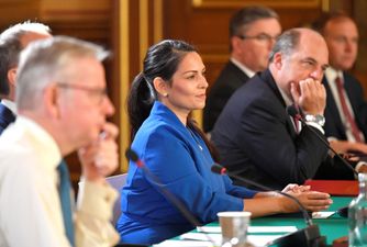 Priti Patel says stopping to chat in public could now be illegal under Rule of Six laws