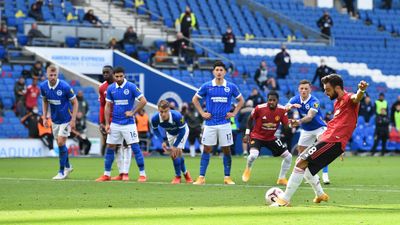 Manchester United score penalty after full time whistle in 3-2 win over Brighton
