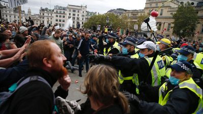 Protestors and police officers injured at anti-lockdown protest