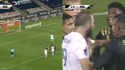 Gonzalo Higuaín misses penalty and scraps opposition on Inter Miami debut