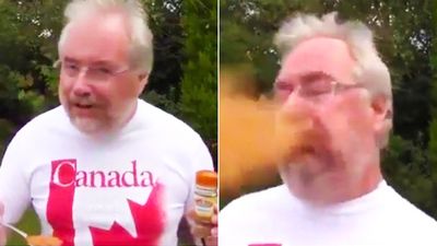 A new generation has discovered Mike Parry eating cinnamon