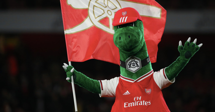 Former Arsenal mascot Gunnersaurus could be set for a shock Deadline Day transfer