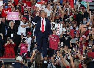 Donald Trump says he’ll ‘kiss everyone in that audience’ at campaign rally