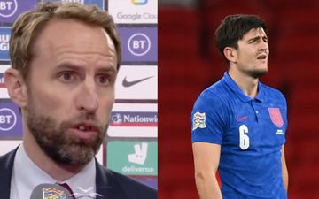 Gareth Southgate sends supportive message to Harry Maguire after sending off