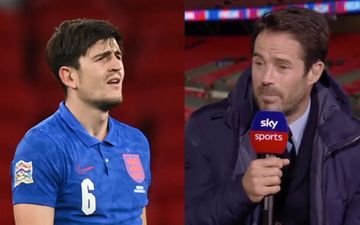 Jamie Redknapp backs under fire Harry Maguire after England red card