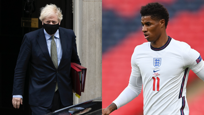 Boris Johnson rejects Marcus Rashford’s call for free school meals during Christmas holidays
