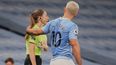 Pep Guardiola defends Sergio Aguero after he grabbed Sian Massey-Ellis