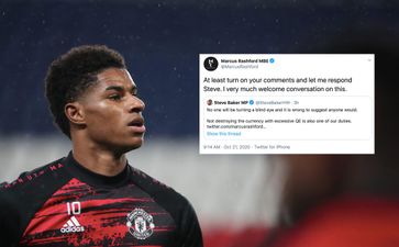 Marcus Rashford tells Tory MP child poverty is “not a Covid problem”