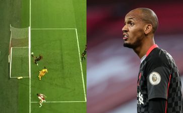 Fabinho produces incredible goal-line clearance to preserve Liverpool lead