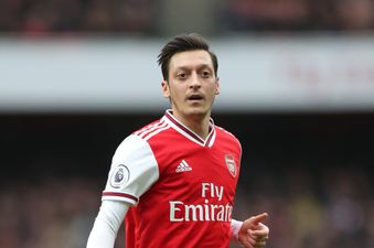 Mesut Ozil surprises schoolchildren with free school meals