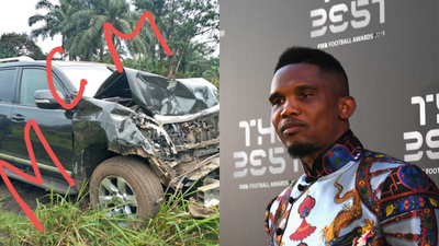 Samuel Eto’o hospitalised in car crash, according to reports