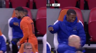 Memphis Depay leaving Gini Wijnaldum hanging is the saddest thing you’ll see today