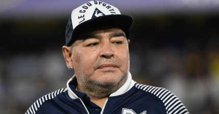 Diego Maradona being treated for alcohol dependency after leaving hospital