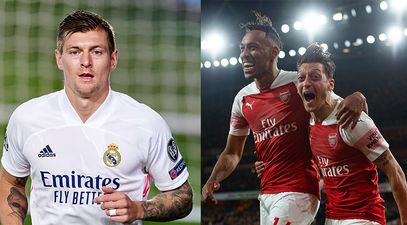 Mesut Ozil wades in on Toni Kroos’ bizarre spat with Pierre-Emerick Aubameyang