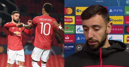 Bruno Fernandes explains why he let Marcus Rashford have penalty