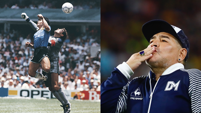 Maradona’s final birthday wish was to score against England, with his other hand