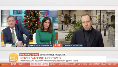 Matt Hancock says he will get a Covid vaccination live on TV with Piers Morgan