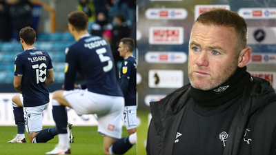 Wayne Rooney posts statement condemning Millwall fans for booing anti-racist gesture