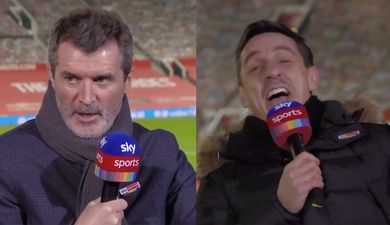 Roy Keane expertly cuts down Gary Neville with hilarious squad rotation dig