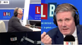 Keir Starmer criticised for failing to call out white supremacist myth on radio phone-in