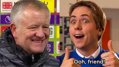 Chris Wilder’s priceless reaction to being reunited with ‘Sheffield’ journalist