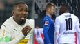 Marcus Thuram sent off for spitting in the face of opponent