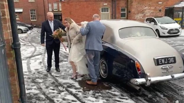 paramedics rob and beth marry at the fifth time of asking