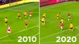 Spooky! Manchester United score identical goals 10 years apart