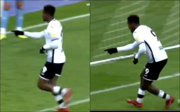 Swansea’s Jamal Lowe trolls Ben Foster with goal celebration