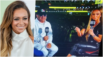 Kate Abdo steals the show at Garcia-Campbell with bizarre compliment