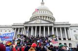 Two photos of Capitol building 1,448 days apart encapsulate horror of Trump presidency