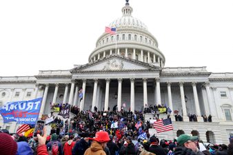 Two photos of Capitol building 1,448 days apart encapsulate horror of Trump presidency