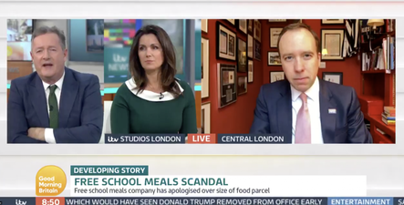 Piers Morgan challenges Matt Hancock on why he voted against free school meals