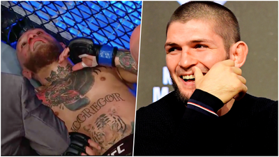 Khabib Nurmagomedov reacts to Conor McGregor’s shock UFC 257 loss