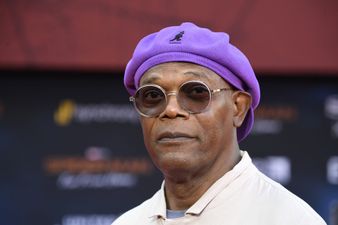 Samuel L Jackson gets Covid vaccination while wearing an Avengers facemask