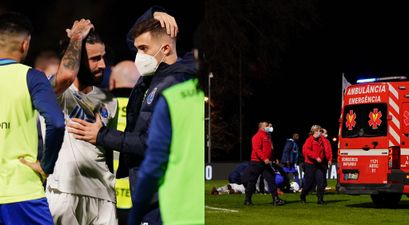 Porto players in tears as Nanu left unconscious after sickening clash with goalkeeper