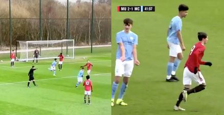 Man City U18s let Man Utd score after mix-up over throwing ball back after injury