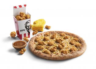 Pizza Hut are now doing a KFC Popcorn Chicken pizza