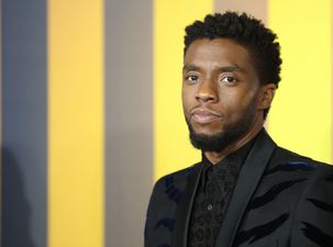 Chadwick Boseman’s wife accepts Golden Globe award on his behalf