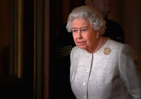 Queen Elizabeth III has published a statement following Harry and Meghan's interview with Oprah Winfrey, here she looks out from a balcony at Buckingham Palace