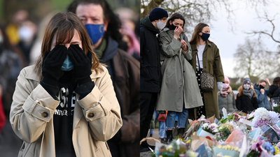 Police attempt to silence speakers at Clapham Common as women gather to pay tribute to Sarah Everard