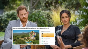 A GoFundMe was started for Harry and Meghan to pay off $14.7 million home