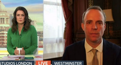 GMB host Susanna Reid clashes with Dominic Raab in heated police debate