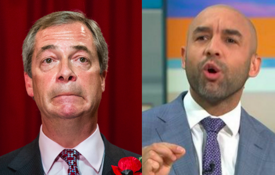 Alex Beresford calls out Nigel Farage