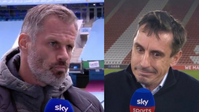 Jamie Carragher reveals awkward Gary Neville tweet after Salford manager’s sacking