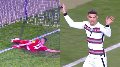 Cristiano Ronaldo throws tantrum after last minute goal didn’t count