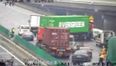 Evergreen truck blocks Chinese motorway days after boat blocks Suez Canal